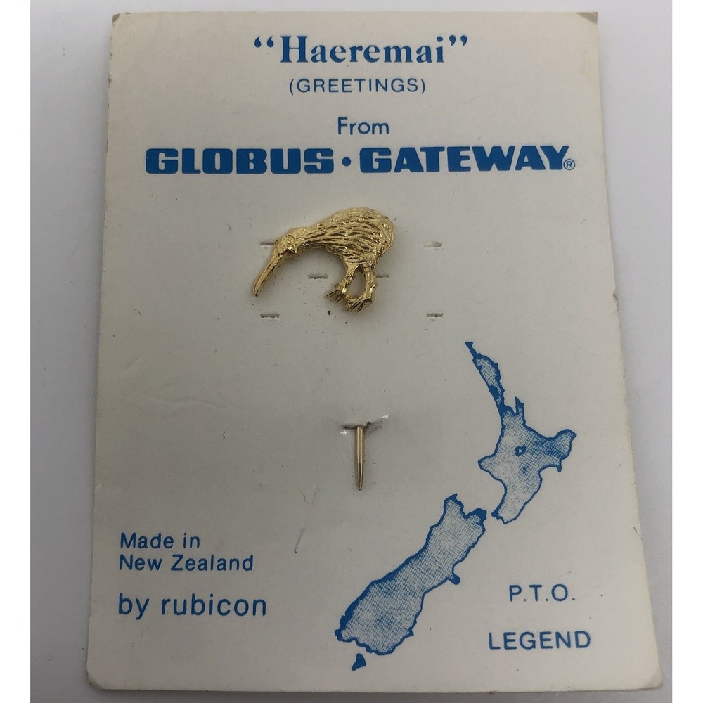Designer New‎ Zealand Souvenir Lapel Pin Tie Pin Kiwi Bird Pin Brooch New